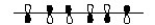 Which of the following represents the highest occupied molecular orbital for the conjugated pi system in Vitamin D<sub>3</sub>?   A)    B)    C)    D)   