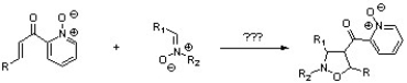 The following [3+2] cycloaddition was reported in Organic Letters, 2011, 402. Predict whether the reaction would be thermally or photochemically promoted. Justify your answer by showing overlap of the correct molecular orbitals. Assume the alkene is the electrophile.  