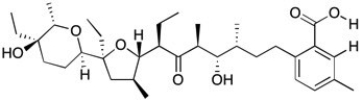 Lasalocid A (shown below)  is an antibacterial agent and a coccidiostat, which is produced by strains of Streptomyces lasaliensis. It is the drug in the feed additives. How many ether functional groups are present in Lasalocid A?   A)  1 B)  2 C)  3 D)  4 E)  5
