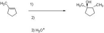 What reagents are necessary for the following transformation?  