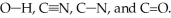 Rank the following bonds in order of increasing stretching frequency (cm<sup>-1</sup>) in IR spectroscopy:  