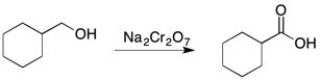 Using IR, how could you tell if the reaction below was complete?  