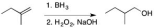 Using IR, how could you tell if the reaction below was complete?  