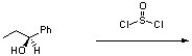 With close attention to stereochemistry, provide the major organic product for the reaction shown below.  