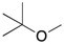 What is the best way to make the ether shown below using a Williamson Ether Synthesis reaction?   A)  (CH<sub>3</sub>) <sub>3</sub>CO- + BrCH<sub>3</sub> B)  (CH<sub>3</sub>) <sub>3</sub>CBr + -OCH<sub>3</sub> C)  (CH<sub>3</sub>) <sub>3</sub>COH + BrCH<sub>3</sub> D)  (CH<sub>3</sub>) <sub>3</sub>CBr + HOCH<sub>3</sub>