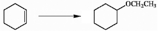 What series of synthetic steps could be used to carry out the transformation shown below?  