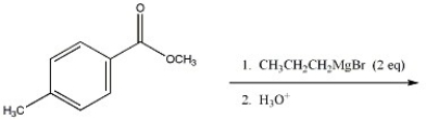 Provide the major organic product of the reaction below.  