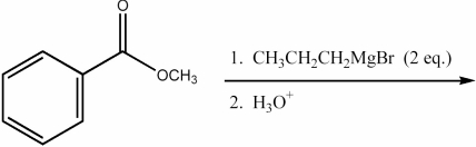 Provide the major organic product of the following reaction.  