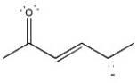 Draw the important resonance forms of the structure below to indicate the delocalization of charge. Indicate which is the major contributor to the overall structure.  