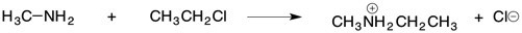 Use the curved arrow formalism to show the movement of electron pairs in the following reaction.  