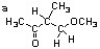 Label the different <sup>1</sup>H environments in the structure below a, b, c.... Then complete the table for each different type of proton. The first one is done for you as an example. (Note: there may be fewer than 7 different proton environments)    environments a b c d e f g chemical shift (+/- 0.5 ppm) 1.9 spin-spin splitting s