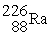 Radium-226 decays into radon-222 plus an alpha particle. How much energy is released in this process? 1 u = 931.494 MeV/c<sup>2</sup>. The relevant mass values are:   , 4.002603 u;   , 222.017570 u;   , 226.025402 u. A)  4.24 MeV B)  3.76 MeV C)  4.87 MeV D)  5.05 MeV E)  5.39 MeV
