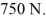 You push downward on a trunk at an angle 25° below the horizontal with a force of   If the trunk is on a flat surface and the coefficient of static friction between the surface and the trunk is 0.61,what is the most massive trunk you will be able to move? A) 81 kg B) 93 kg C) 73 kg D) 112 kg