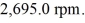 An electrical motor spins at a constant   If the rotor radius is   What is the linear acceleration of the edge of the rotor? A) 5,707 m/s<sup>2</sup> B) 281.6 m/s<sup>2</sup> C) 572,400 m/s<sup>2</sup> D) 28.20 m/s<sup>2</sup>