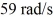 A wheel accelerates from rest to   At a uniform rate of   Through what angle (in radians) did the wheel turn while accelerating? A) 30 rad B) 24 rad C) 60 rad D) 38 rad