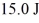 It is necessary to determine the specific heat of an unknown object.The mass of the object is   It is determined experimentally that it takes   To raise the temperature   What is the specific heat of the object? A) 7.46 J/kg ∙ K B) 1,500 J/kg ∙ K C) 0.00130 J/kg ∙ K D) 3,020,000 J/kg ∙ K