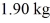 A substance has a melting point of 20°C and a heat of fusion of 3.4 ×   J/kg.The boiling point is   And the heat of vaporization is   At a pressure of one atmosphere.The specific heats for the solid,liquid,and gaseous phases are 600 J/kg ∙ K (solid) ,1000 J/kg ∙ K (liquid) ,and 400 J/kg ∙ K (gaseous) .How much heat is required to raise the temperature of   Of this substance from   To   At a pressure of one atmosphere? A) 260 kJ B) 190 kJ C) 230 kJ D) 92 kJ E) 320 kJ