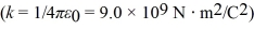 Two +6.0-µC charges are placed at two of the vertices of an equilateral triangle having sides 2.0 m long.What is the electric potential at the third vertex,relative to infinity,due to these charges?   A) 54 kV B) 108 V C) 0 V D) 90 kV E) 27 kV