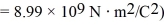 Point charges +4.00 μC and +2.00 μC are placed at the opposite corners of a rectangle as shown in the figure.What is the potential at point A,relative to infinity,due to these charges? (k = 1/4πε<sub>0</sub>     A) 0.899 kV B) 8.99 kV C) 89.9 kV D) 899 kV E) 8990 kV