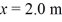 A uniform electric field,with a magnitude of 500 V/m,is points in the +x direction.If the potential at Is 2500 V,what is the potential at ? A) 0.50 kV B) 1.0 kV C) 2.0 kV D) 4.0 kV E) 5.0 kV