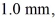 A parallel-plate capacitor consists of two parallel,square plates having dimensions 1.0 cm by 1.0 cm.The plates are separated by   And the space between them is filled with Teflon,which has a dielectric constant of 2.1.What is the capacitance of this capacitor? (ε<sub>0</sub> = 8.85 × 10<sup>-12 </sup>C<sup>2</sup>/N ∙ m<sup>2</sup>)  A) 1.9 pF B) 0.44 pF C) 2.1 pF D) 0.89 pF