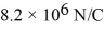 Each plate of a parallel-plate air-filled capacitor has an area of 0.0040   ,and the separation of the plates is   An electric field of   Is present between the plates.What is the energy density in the region between the plates? (ε<sub>0</sub> = 8.85 × 10<sup>-12 </sup>C<sup>2</sup>/N ∙ m<sup>2</sup>)  A) 300 J/   B) 200 J/   C) 400 J/   D) 500 J/   E) 610 J/  