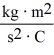If a quantity you calculated has units of   ,what is that quantity? A) potential B) resistivity C) resistance D) capacitance E) charge