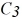 Three capacitors are arranged as shown in the figure,with a voltage source connected across the combination.C<sub>1</sub> has a capacitance of     Has a capacitance of   And   Has a capacitance of   Find the potential drop across the entire arrangement if the potential drop across C<sub>2</sub> is     A) 1,500 V B) 1,000 V C) 470 V D) 430 V