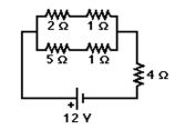 For the circuit shown in the figure,what is the power dissipated in the 2.0-Ω resistor? All the numbers shown are accurate to three significant figures.   A) 5.33 W B) 8.00 W C) 6.67 W D) 2.67 W E) 3.56 W