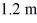 It is known that birds can detect the earth's magnetic field,but the mechanism of how they do this is not known.It has been suggested that perhaps they detect a motional emf as they fly north to south,but it turns out that the induced voltages are small compared to the voltages normally encountered in cells,so this is probably not the mechanism involved.To check this out,calculate the induced voltage across the wingtips of a wild goose with a wingspan of   If it is flying directly south at   At a point where the earth's magnetic field is 5.0 × 10<sup>-5</sup> T directed downward from the horizontal by   A) 0.50 mV B) 0.60 mV C) 0.78 mV D) 0.060 mV E) 0.25 mV