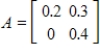 Given the technology matrix A, and an external demand vector D, find the production vector X. ,