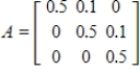 Given the technology matrix A, and an external demand vector D, find the production vector X. ,