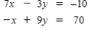 Use Gauss-Jordan row reduction to solve the system of equations. 