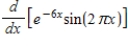 Calculate the derivative. 