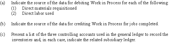 National Survey Company uses a job order cost system.   