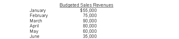 Casa Development, Inc. has budgeted sales revenues as follows:    Past experience has indicated that 80% of sales each month are on credit and that collection of credit sales occurs as follows: 60% in the month of sale, 30% in the month following the sale, and 5% in the second month following the sale. The other 5% is uncollectible. Instructions Prepare a schedule which shows expected cash receipts from sales for the months of April, May, and June.