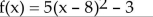 <strong>Determine whether the given quadratic function has a maximum or minimum value. Then find that maximum or minimum value </strong> A) Maximum, -3 B) Minimum, -3 C) Minimum, 3 D) Minimum, 8