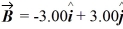 Determine the angle between the directions of vector   = 3.00   + 1.00   and vector   . A)  26.6° B)  30.0° C)  88.1° D)  117° E)  45.2°