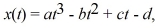 The position of an object as a function of time is given by   where       and   (a)Find the instantaneous acceleration at t = 2.4 s. (b)Find the average acceleration over the first 2.4 seconds.