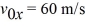 A projectile is fired from point 0 at the edge of a cliff,with initial velocity components of   and   ,as shown in the figure.The projectile rises and then falls into the sea at point P.The time of flight of the projectile is 40.0 s,and it experiences no appreciable air resistance in flight.What is the magnitude of the velocity of the projectile 21.0 s after it is fired?  