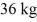 The figure shows an acceleration-versus-force graph for three objects pulled by rubber bands.The mass of object 2 is   .What are the masses of objects 1 and 3?   A)  14 kg and 90 kg B)  72 kg and 18 kg C)  90 kg and 18 kg D)  14 kg and 72 kg