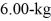 A 6.00-kg block is in contact with a 4.00-kg block on a horizontal frictionless surface as shown in the figure.The 6.00-kg block is being pushed by a horizontal   force as shown.What is the magnitude of the force that the   block exerts on the   block?   A)  6.00 N B)  20.0 N C)  8.00 N D)  4.00 N E)  10.0 N