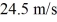 A 600-kg car is going around a banked curve with a radius of 110 m at a speed of   .What is the appropriate banking angle so that the car stays on its path without the assistance of friction? A)  29.1° B)  13.5° C)  33.8° D)  56.2° E)  60.9°