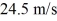 A 600-kg car traveling at   is going around a curve having a radius of 120 m that is banked at an angle of 20°. (a)Is the curve properly banked for the car's speed? (b)What is the minimum coefficient of static friction required between the road and the car's tires so the car does not skid?