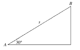 An object of mass 4.0 kg starts at rest from the top of a rough inclined plane of height 10 m as shown in the figure.If the speed of the object at the bottom of the inclined plane is 10 m/s,how much work does friction do on this object as it slides down the incline?  