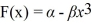 A particle experiences a force given by   .Find the potential field U(x) the particle is in.(Assume that the zero of potential energy is located at x = 0.)  A)  U(x)  = -αx +   x<sup>4</sup> B)  U(x)  = αx -   x<sup>4</sup> C)  U(x)  = 3βx<sup>2</sup> D)  U(x)  = -3βx<sup>2</sup>