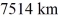 Beings on spherical asteroid Π have observed that a large rock is approaching their asteroid in a collision course.At   from the center of the asteroid,the rock has a speed of   and later at   it has a speed of   Use energy conservation to find the mass of asteroid Π.You can neglect any effects due to the parent star of the asteroid.   A)  4.582 ×   kg B)  9.164 ×   kg C)  6.112 ×   kg D)  4.582 ×   kg