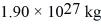 Jupiter completes one revolution about its own axis every 9.92 hours.What is the radius of the orbit required for a satellite to revolve about Jupiter with the same period? Jupiter has a mass of   and G = 6.67 × 10<sup>-11</sup> N • m<sup>2</sup>/kg<sup>2</sup>. A)  1.04 × 10<sup>7</sup> m B)  2.26 × 10<sup>9</sup> m C)  1.60 × 10<sup>8</sup> m D)  3.41 × 10<sup>8</sup> m E)  7.45 × 10<sup>8</sup> m