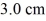 A machine part is vibrating along the x-axis in simple harmonic motion with a period of   and a range (from the maximum in one direction to the maximum in the other) of   .At time t = 0 it is at its central position and moving in the +x direction.What is its position when   ? A)  x = -0.43 cm B)  x = -0.51 cm C)  x = +0.51 cm D)  x = -1.3 cm E)  x = -1.4 cm