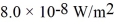 A certain crying baby emits sound with an intensity of   .What is the intensity level due to a set of five such crying babies,all crying with the same intensity? You can neglect any absorption,reflection,or interference of the sound.The lowest detectable intensity is 1.0 × 10<sup>-12</sup> W/m<sup>2</sup>. A)  79 dB B)  69 dB C)  56 dB D)  49 dB E)  36 dB